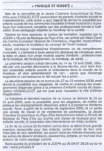 Article issu du Courrier d'Aix du 23/04/2009